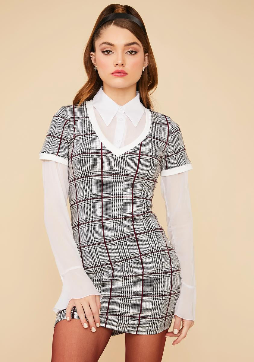 Elegant Etiquette Plaid Bodycon Dress,Specials : American Fashion Style Bags On Sale Elegant Etiquette Plaid Bodycon Dress,Specials : American Fashion Style Bags On Sale