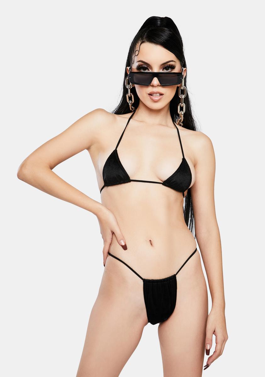 Beatrix Velour Thong DeadBlud,Specials : American Fashion Style Bags On Sale