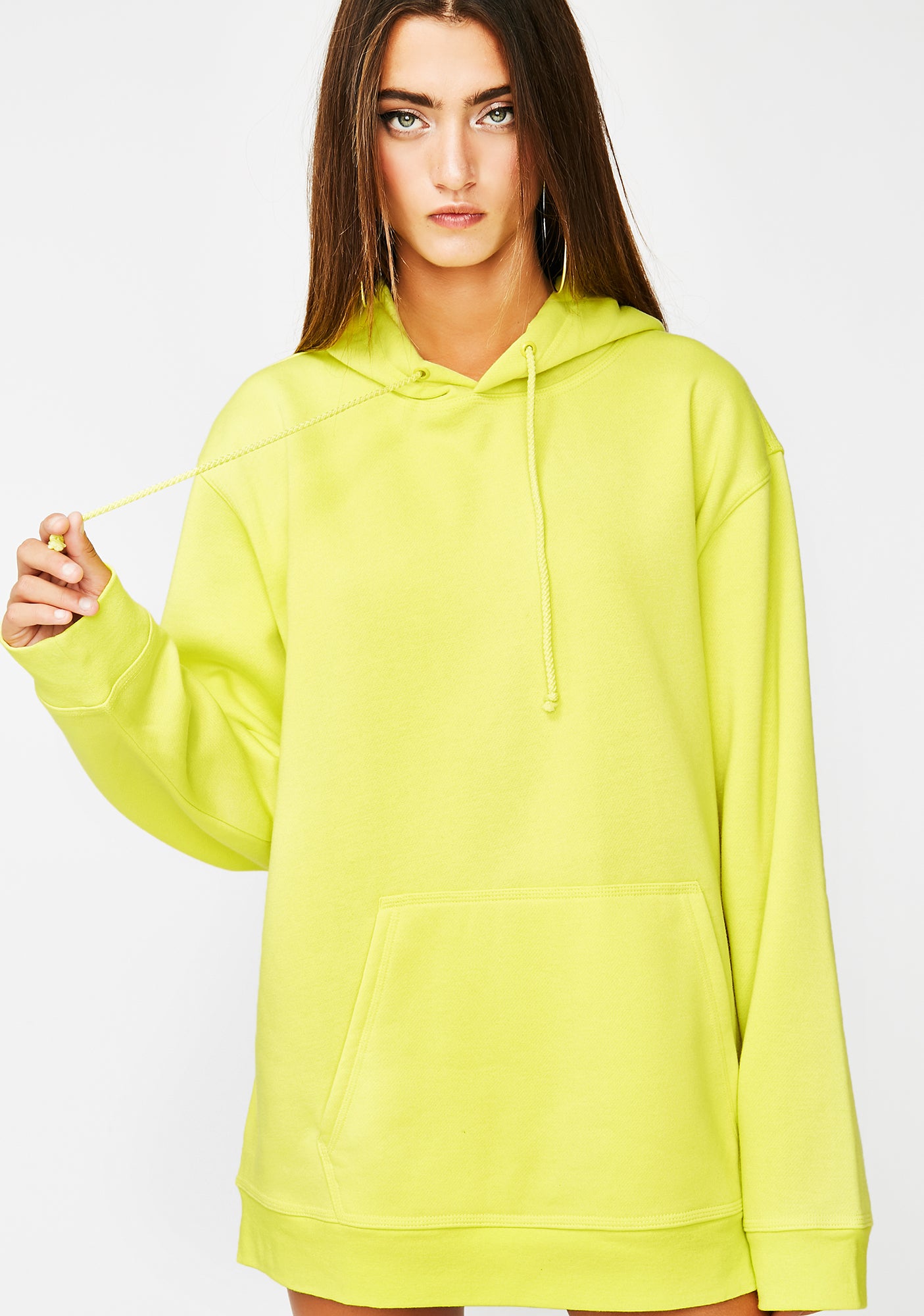 Oversize Neon Hoodie – Dolls Kill