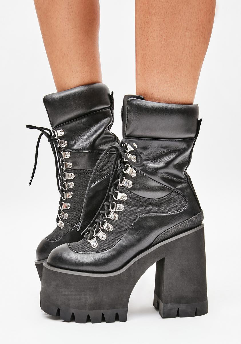 Dolls kill poster girl boots hot sale