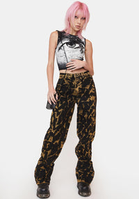 Retina Diamante Crop Tank
