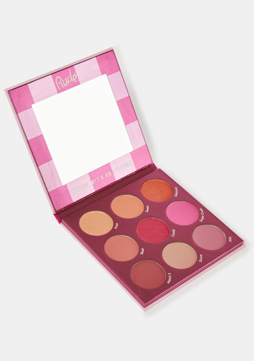 Shade Rude Rude Cosmetics 9 Shade Blush Palette - Pink – Dolls Kill