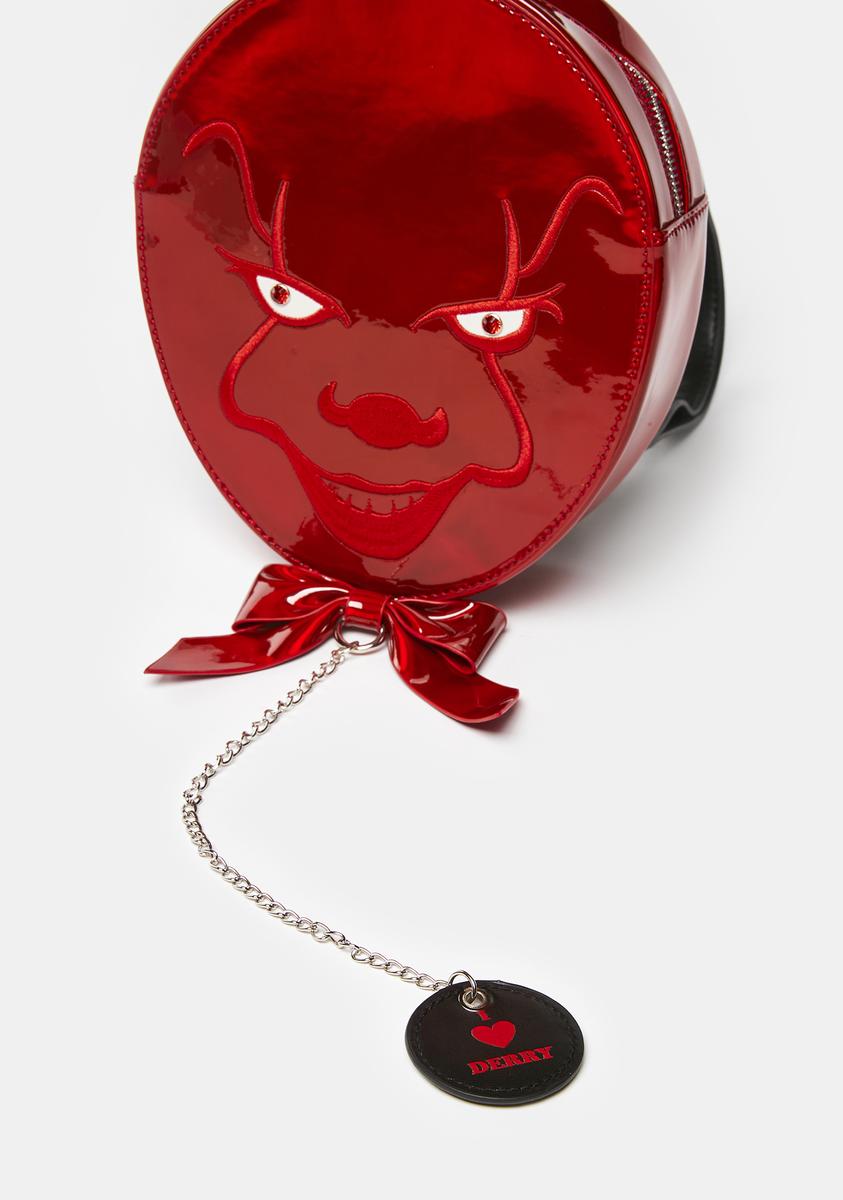 Dolls Kill x WB Horror Pennywise Balloon Backpack Red