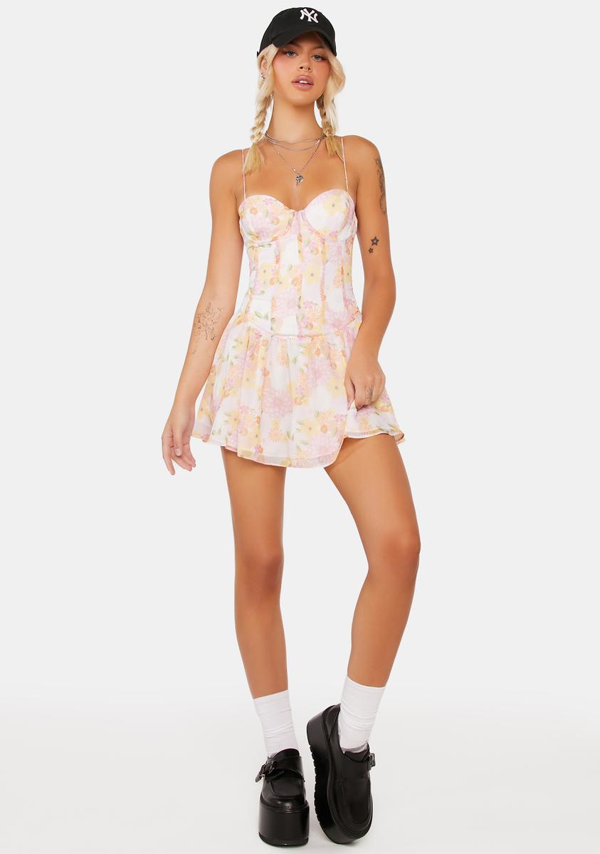 for love and lemons carrie mini dress For Love & Lemons Carrie Mini Dress Dolls Kill