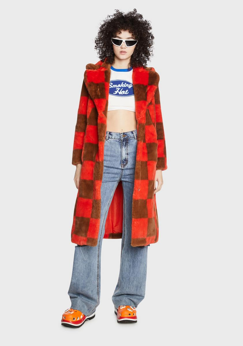 Dolls kill online checkered jacket