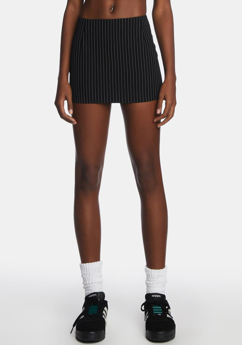 Pinstripe Black Ima Mini Skirt Motel,New Products : American Fashion Style Bags On Sale