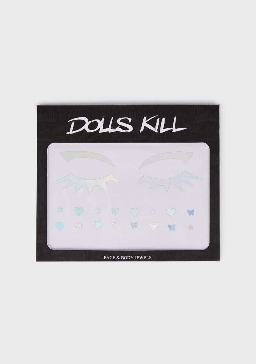 Holographic Eye Stickers Metallic Dolls Kill