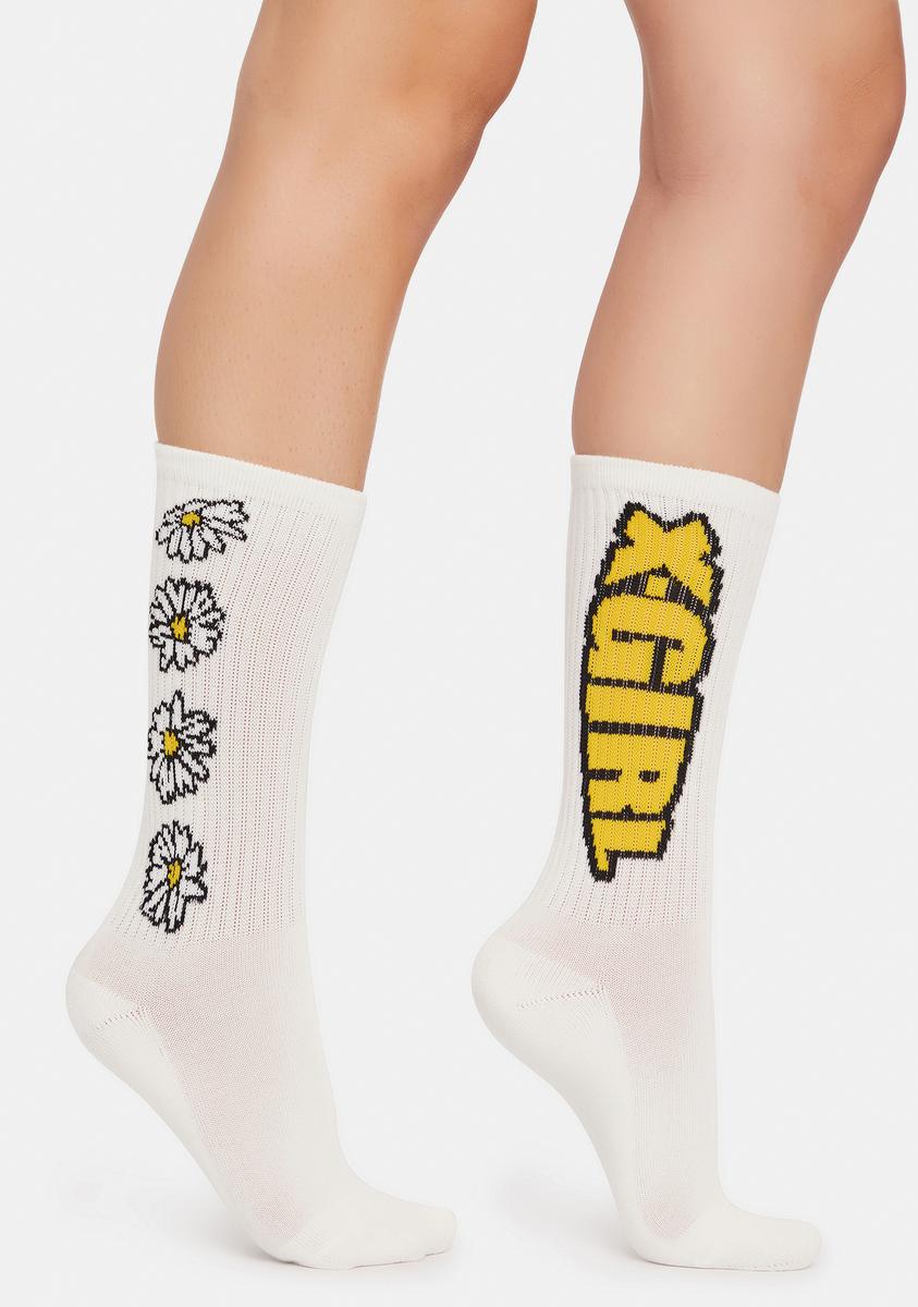 Bliss Daisy Ribbed Crew Socks x-Girl,All Products : American Fashion Style Bags On Sale Bliss Daisy Ribbed Crew Socks x-Girl,All Products : American Fashion Style Bags On Sale