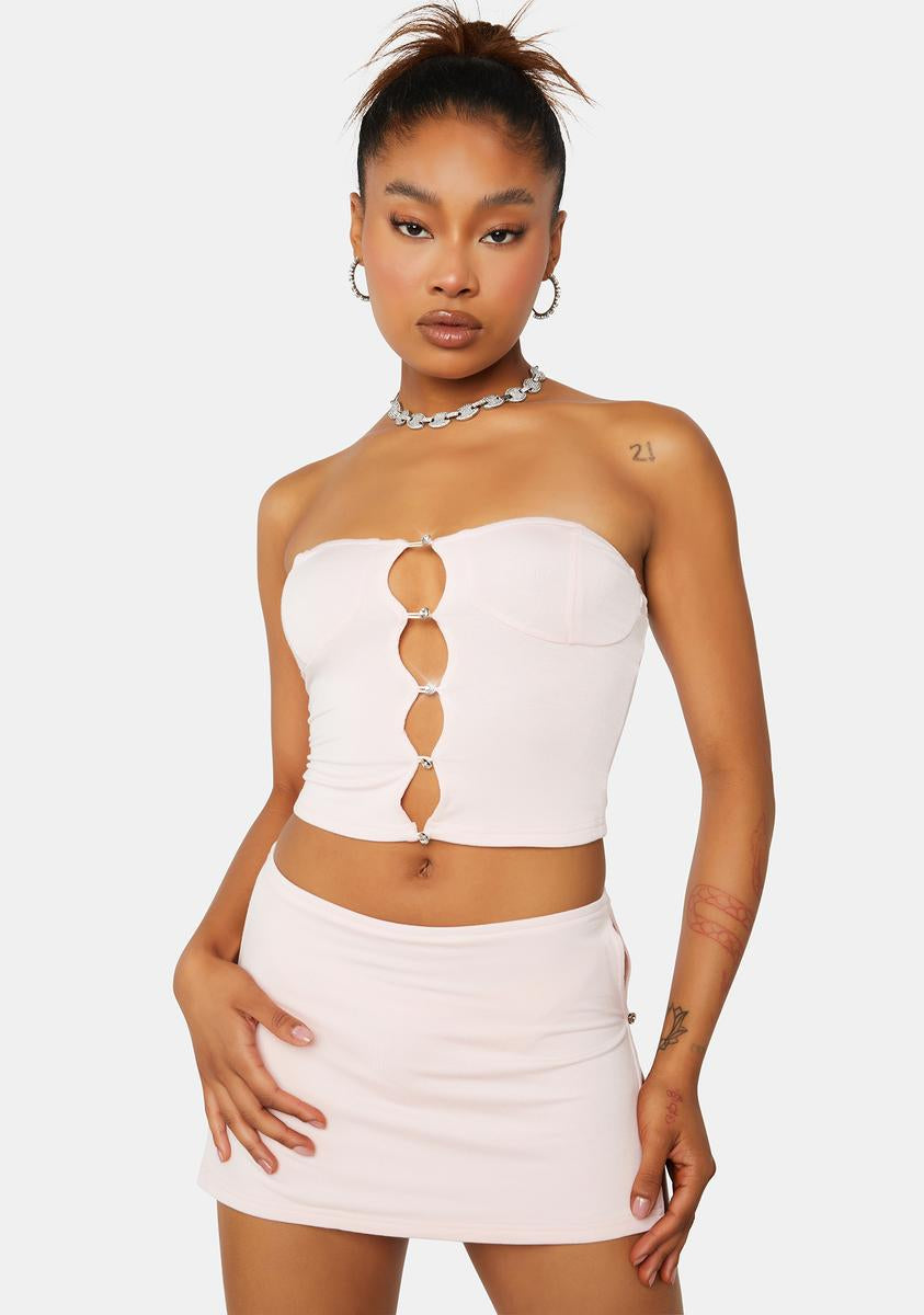 Blush You´ll Keep A Secret Skirt Set,All Products : American Fashion Style Bags On Sale