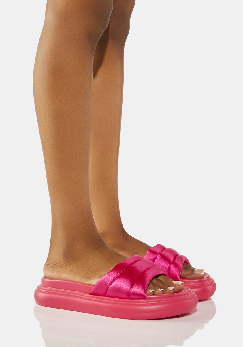 Pink Jasylnn Satin Padded Flatform Sandals SIMMI,Specials : American Fashion Style Bags On Sale Pink Jasylnn Satin Padded Flatform Sandals SIMMI,Specials : American Fashion Style Bags On Sale