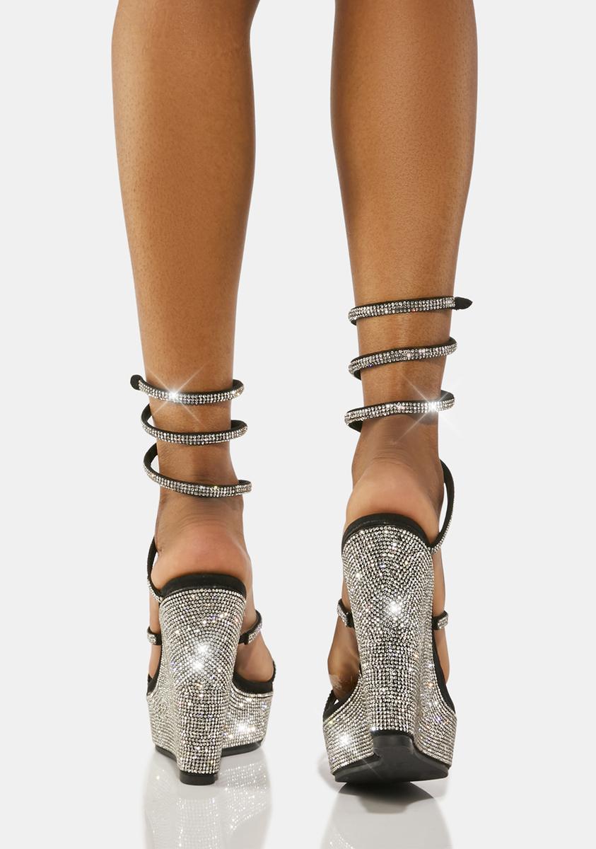 Take Me To The Cosmo Wedge Heels