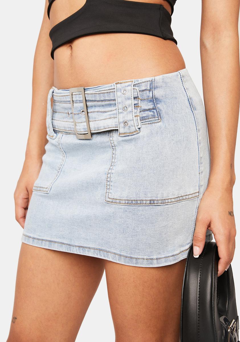 Bridget Low Rise Denim Skirt Edikted,All Products : American Fashion Style Bags On Sale