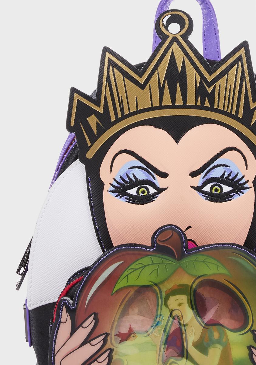 disney villains scenes evil queen mini backpack Loungefly Snow White Evil Queen Mini Backpack